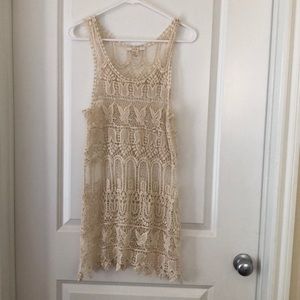 Crochet Swimsuit cover up dress